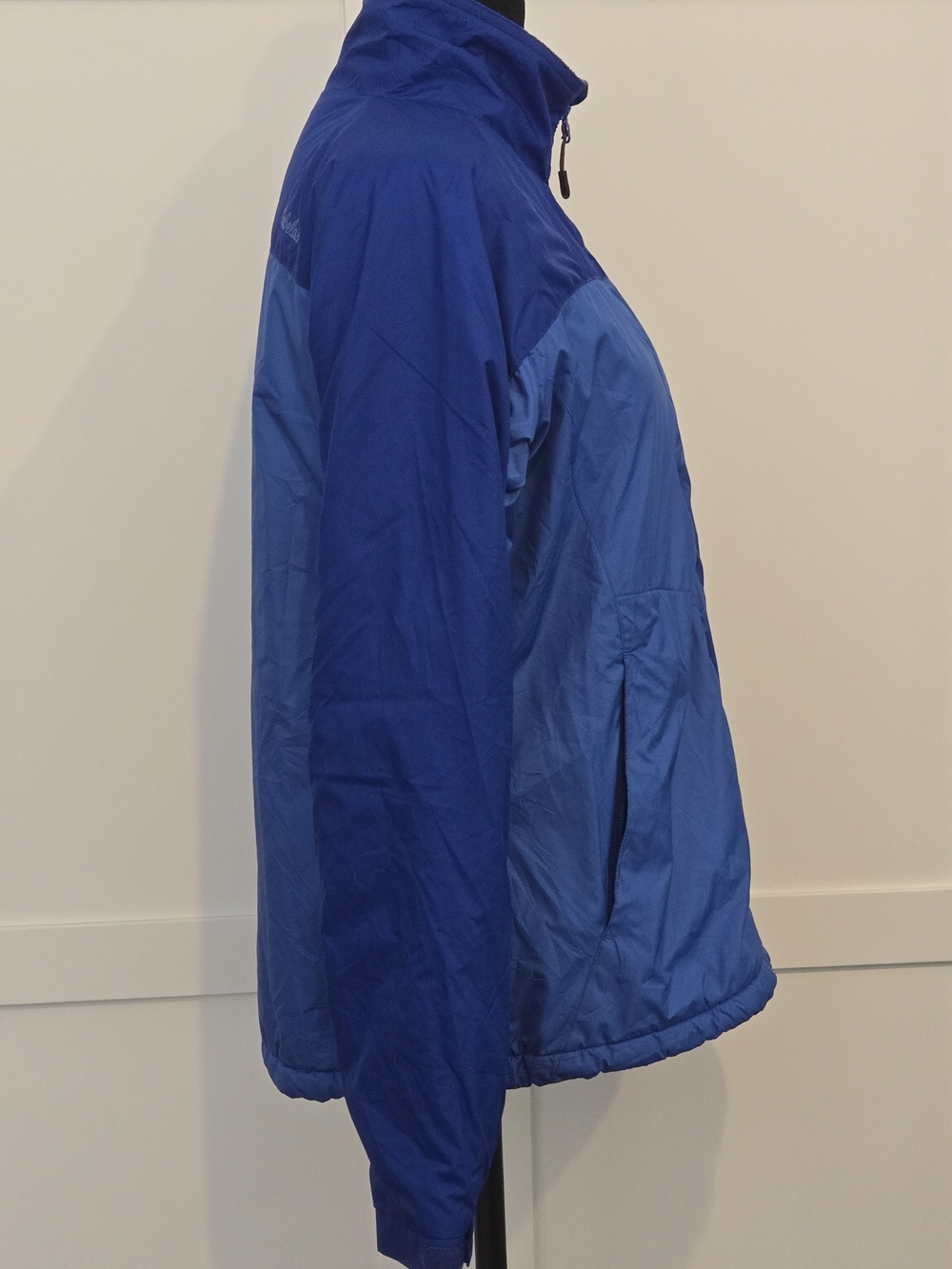 Cabela's Two-Tone Blue Full Zip Fleece Utility Jacket Gorpcore Outdoor Hiking S - Picture 2 of 11